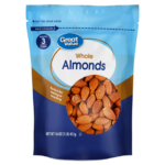 Whole Almonds Great Value For Health, 16 oz, Re-Closable Pouch