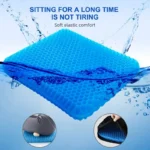 Gel Seat Cushion Summer Breathable Honeycomb Design For Pressure Relief Back Tailbone Pain – Home Office Wheelchair Chair Cars