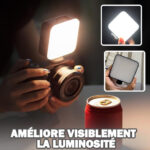 Mini Portable LED Video Light 5W 6500K for Canon GoPro Camera